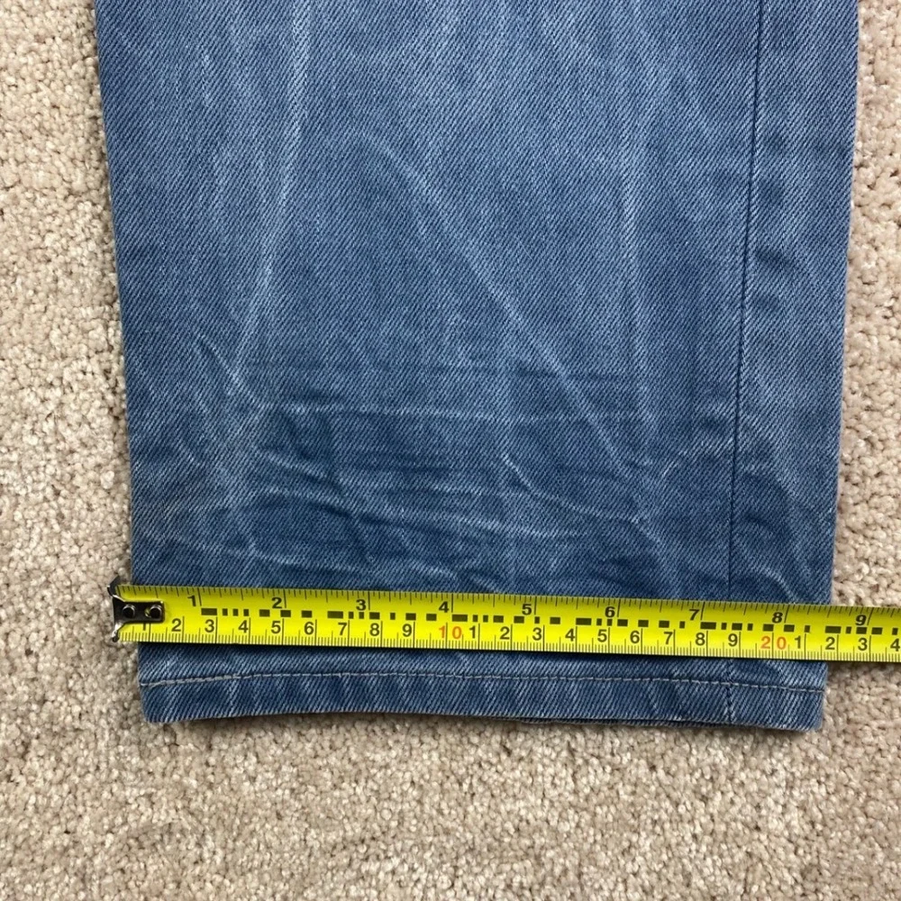Levis 501 Original Straight Fit Blue Jeans Mens 36x34 Button Fly Denim Pants